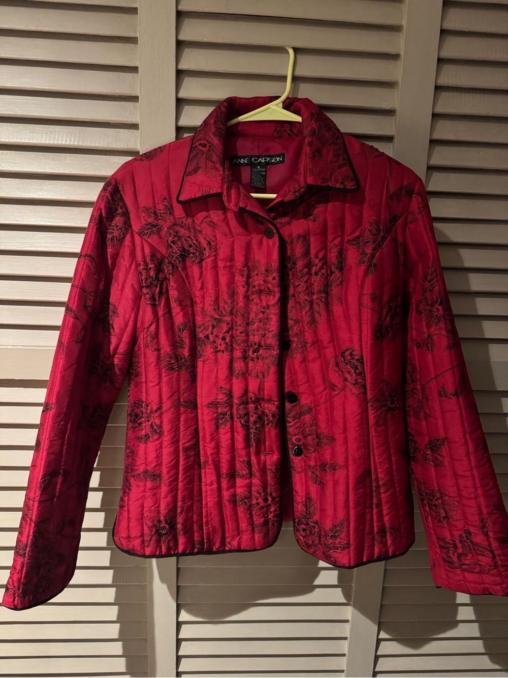 100% Silk Vintage Jacket - Picture 8 of 9